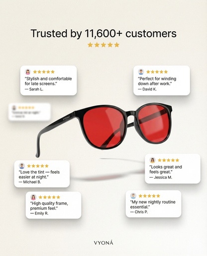 Flow® | Unisex Red Lens Blue Light Glasses