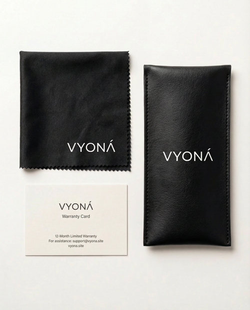 VYONÁ® Glasses Case & Cleaning Cloth