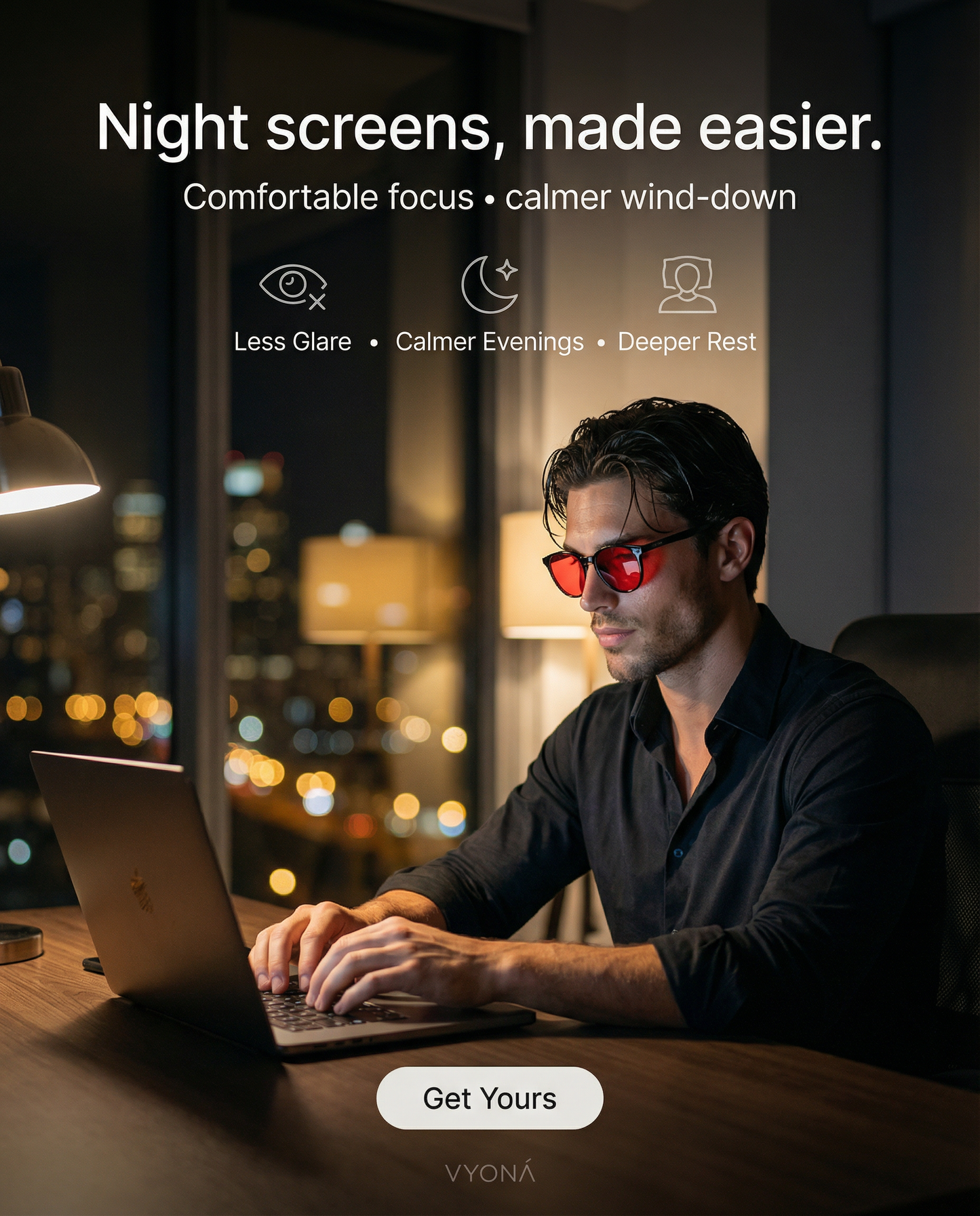 Flow® | Unisex Red Lens Blue Light Glasses